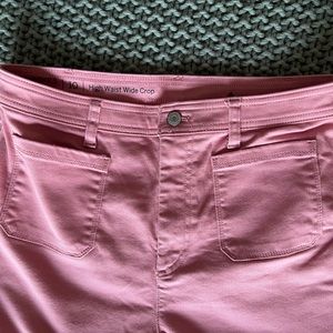 Talbots High Waist Wide Crop Pants